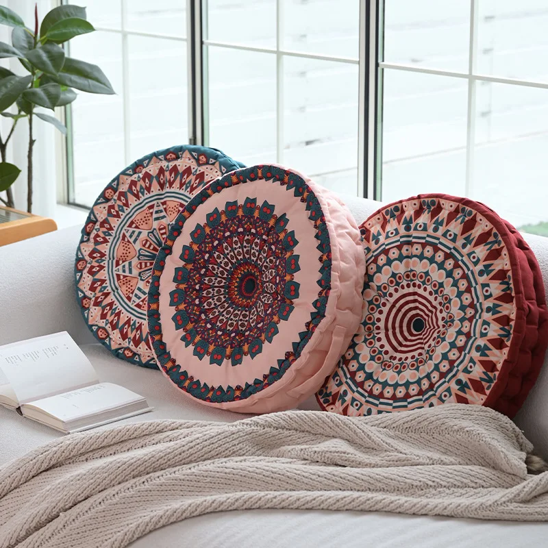 Bohemian Home Thickened Round Tupu Bay Window Tatami Cushion Breathable Stool Chair Cushion
Bohemian Home Thickened Round Tupu Bay Window Tatami Cushion Breathable Stool Chair Cushion