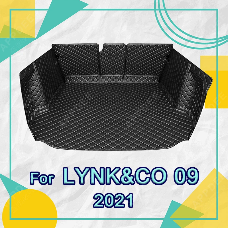 Автомобильный коврик для багажника с полным покрытием для LYNK & CO 09 6-Seat 2021, автомобильный коврик для багажника, подкладка для груза, защитные аксессуары для интерьера
Автомобильный коврик для багажника с полным покрытием для LYNK & CO 09 6-Seat 2021, автомобильный коврик для багажника, подкладка для груза, защитные аксессуары для интерьера