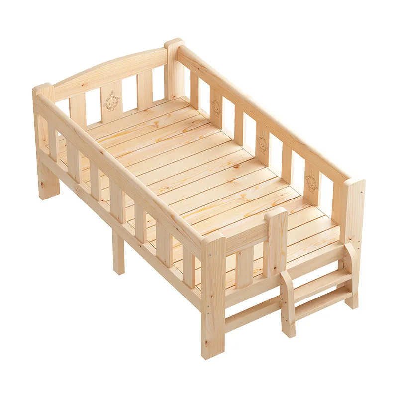 All solid wood children boys and girls single with guardrail small bed widened bedside bed baby splicing bed
All solid wood children boys and girls single with guardrail small bed widened bedside bed baby splicing bed