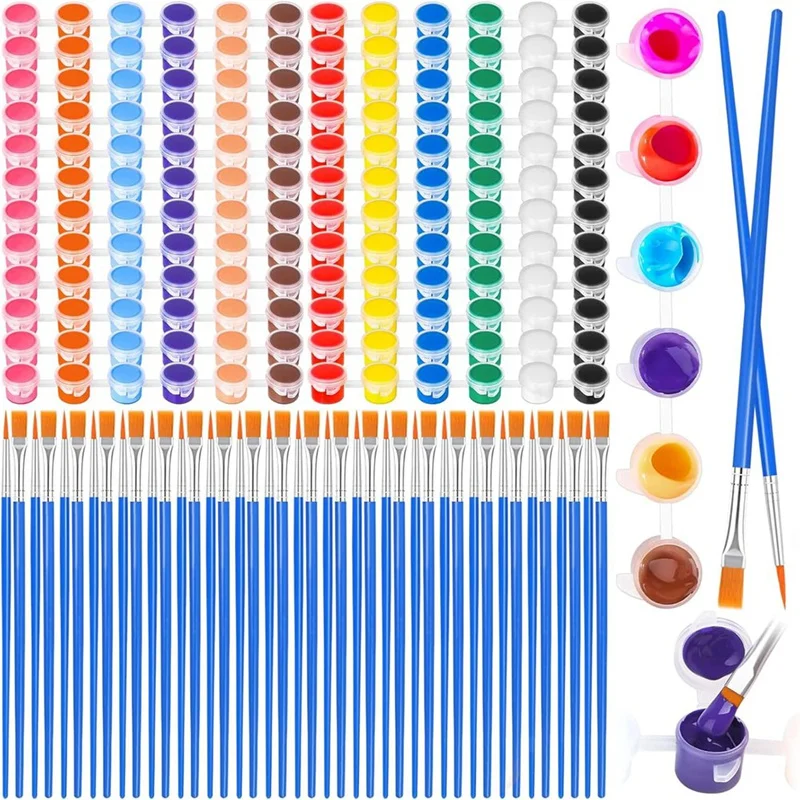 Enjoy New Mini Acrylic Paint Set For Crafts, 12 Colors Individual Clay Paint Craft Acrylic For Birthday Partysip & Paint Night
Enjoy New Mini Acrylic Paint Set For Crafts, 12 Colors Individual Clay Paint Craft Acrylic For Birthday Partysip & Paint Night