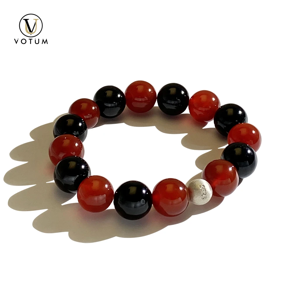 Votum Natural Red Agate Black Tourmaline Bracelet for Women Lady Mom Crystal Healing Bracelets Luck Yoga Git 925 Beaded Jewelry
Votum Natural Red Agate Black Tourmaline Bracelet for Women Lady Mom Crystal Healing Bracelets Luck Yoga Git 925 Beaded Jewelry
