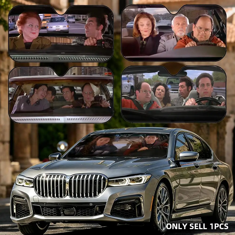S-Seinfeld Driving Sun Visor Reusable Aluminum Foil Car Windshield Sun Visor UV Protector Heat Insulation Cover Shade
S-Seinfeld Driving Sun Visor Reusable Aluminum Foil Car Windshield Sun Visor UV Protector Heat Insulation Cover Shade