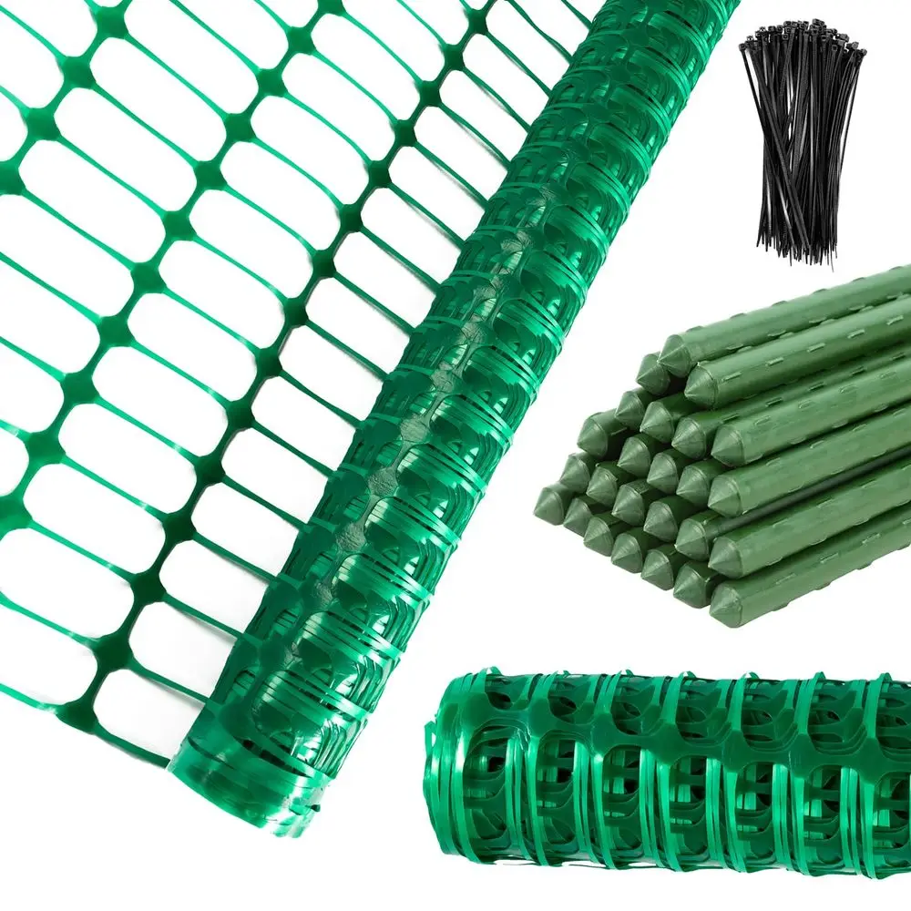 Fencing Temporary Fence,Snow Fence 4x100 with Stakes,Garden Fencings Plastic with Poles,Reusable Safety Fences,Construction Fen
Fencing Temporary Fence,Snow Fence 4x100 with Stakes,Garden Fencings Plastic with Poles,Reusable Safety Fences,Construction Fen