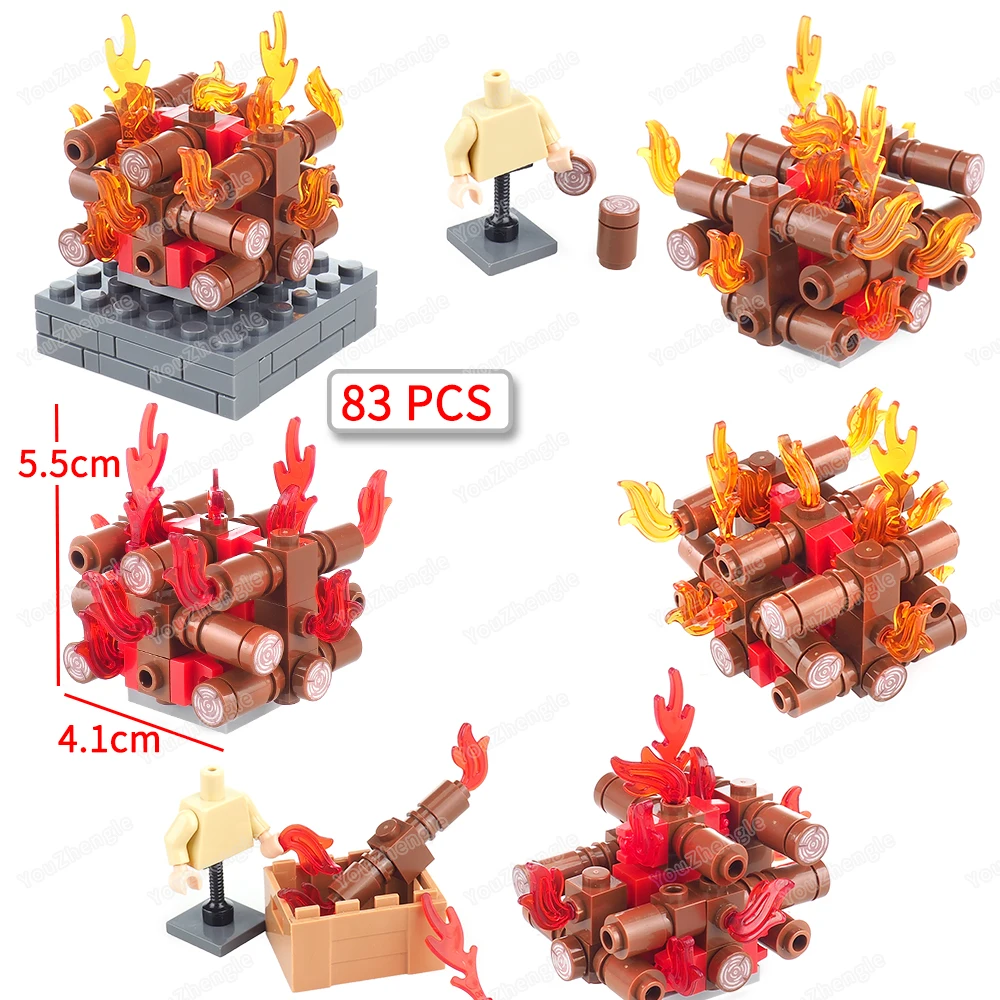 Bonfire Building Blocks Assembly MOC Figures Equipment Outdoor Burning Heating Scene Matching Model Children Gifts Boy DIY Toys
Bonfire Building Blocks Assembly MOC Figures Equipment Outdoor Burning Heating Scene Matching Model Children Gifts Boy DIY Toys