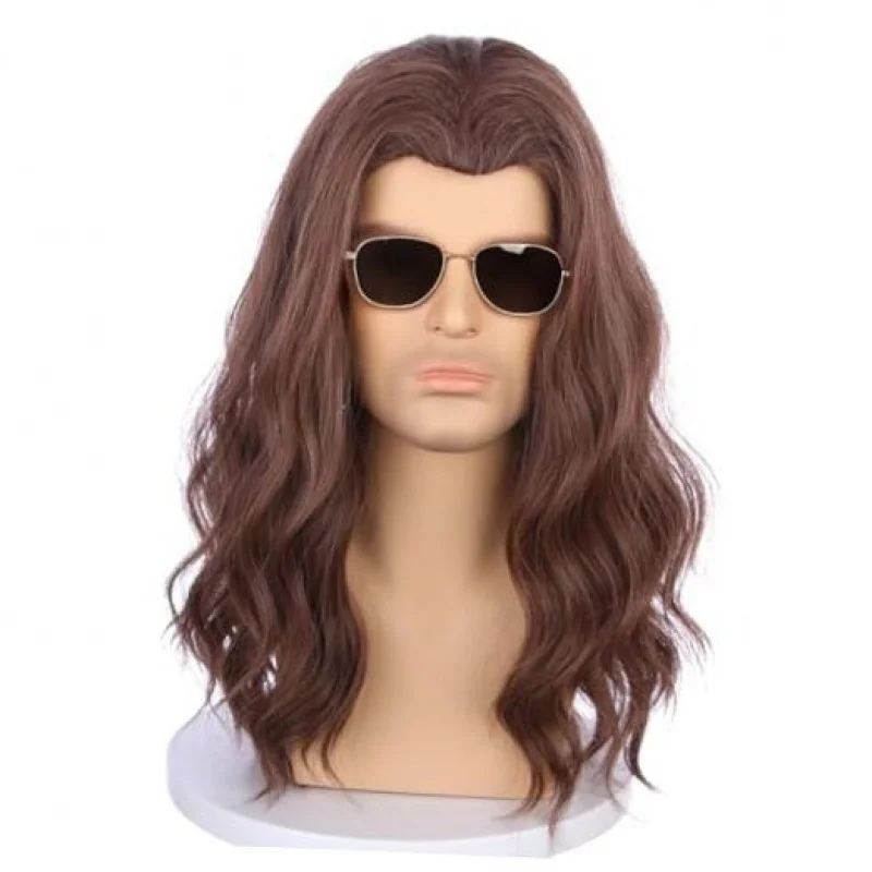 Mens Wig Long Curly Wavy Wig Middle Length Brown Mixed Blonde Hair Light Brown
Mens Wig Long Curly Wavy Wig Middle Length Brown Mixed Blonde Hair Light Brown