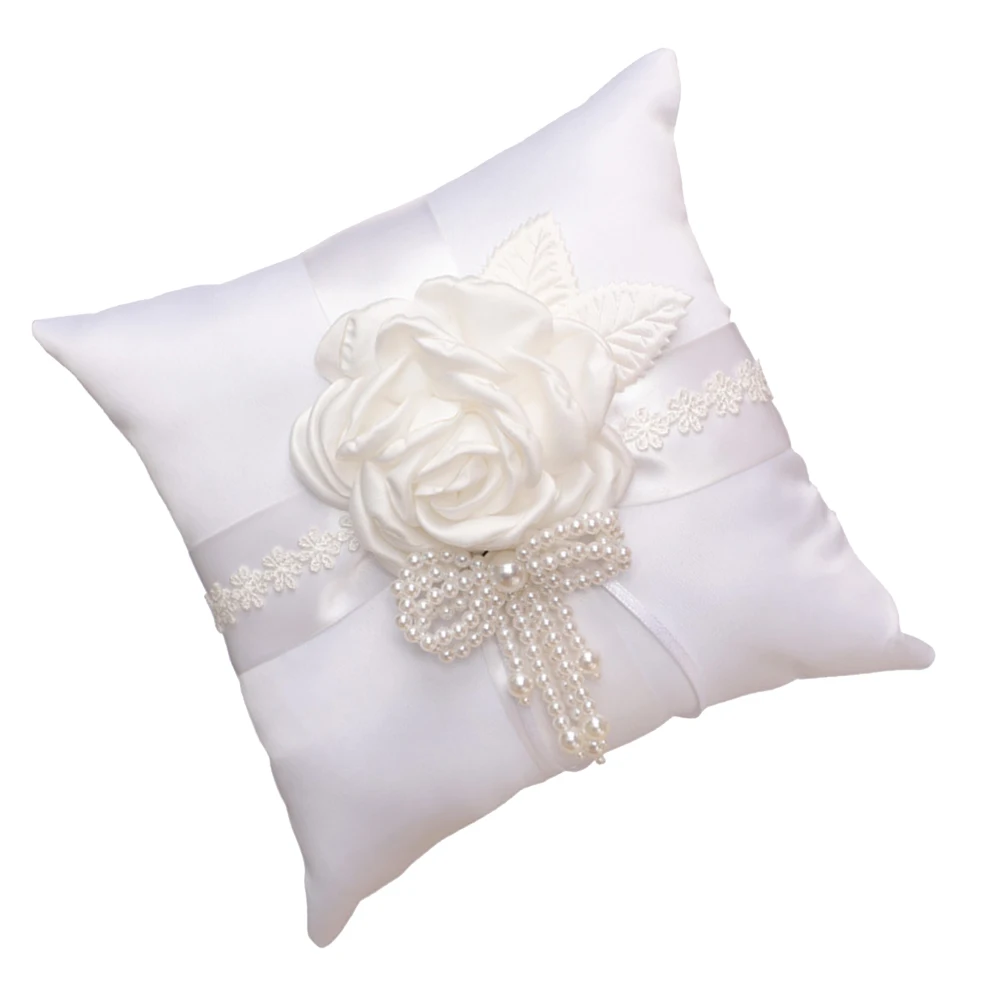 Ring Bearer Pillow Wedding Supplies Elegant Lace Decor White Pearl Flower Shape Cushion Perfect for Ceremony
Ring Bearer Pillow Wedding Supplies Elegant Lace Decor White Pearl Flower Shape Cushion Perfect for Ceremony