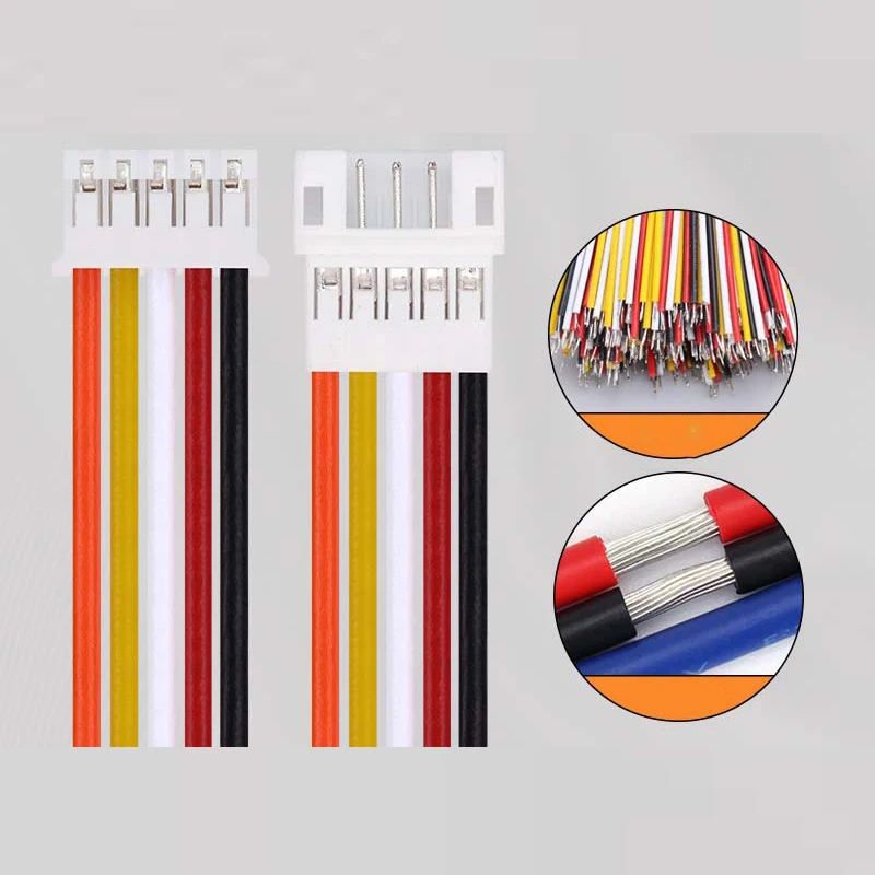 Keszoox JST PH2.0 Extension Wire Harness, 2.0mm 22AWG Male-Female Connector Cable 2-10Pin for DIY Electronics
Keszoox JST PH2.0 Extension Wire Harness, 2.0mm 22AWG Male-Female Connector Cable 2-10Pin for DIY Electronics