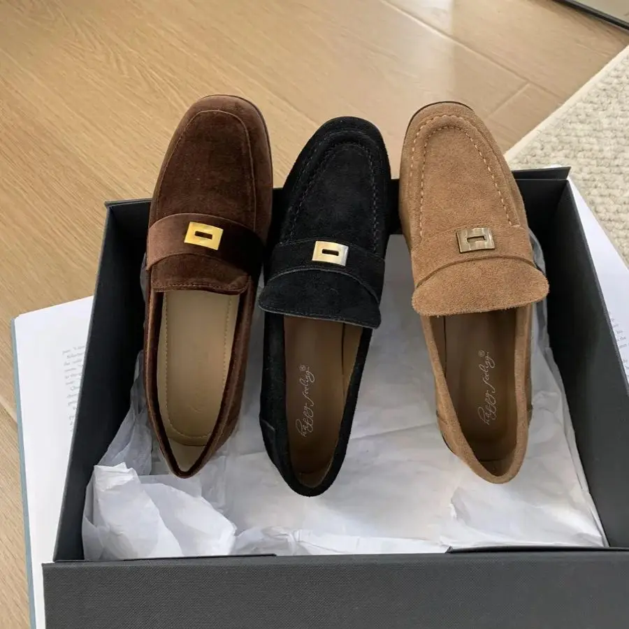 Bailamos 2024 New Brand Women Flat Shoes Fashion Round Toe Flat Heel Slip On Laofer Shoes Casual Outdoor Gold Buckle Ballerinas
Bailamos 2024 New Brand Women Flat Shoes Fashion Round Toe Flat Heel Slip On Laofer Shoes Casual Outdoor Gold Buckle Ballerinas
