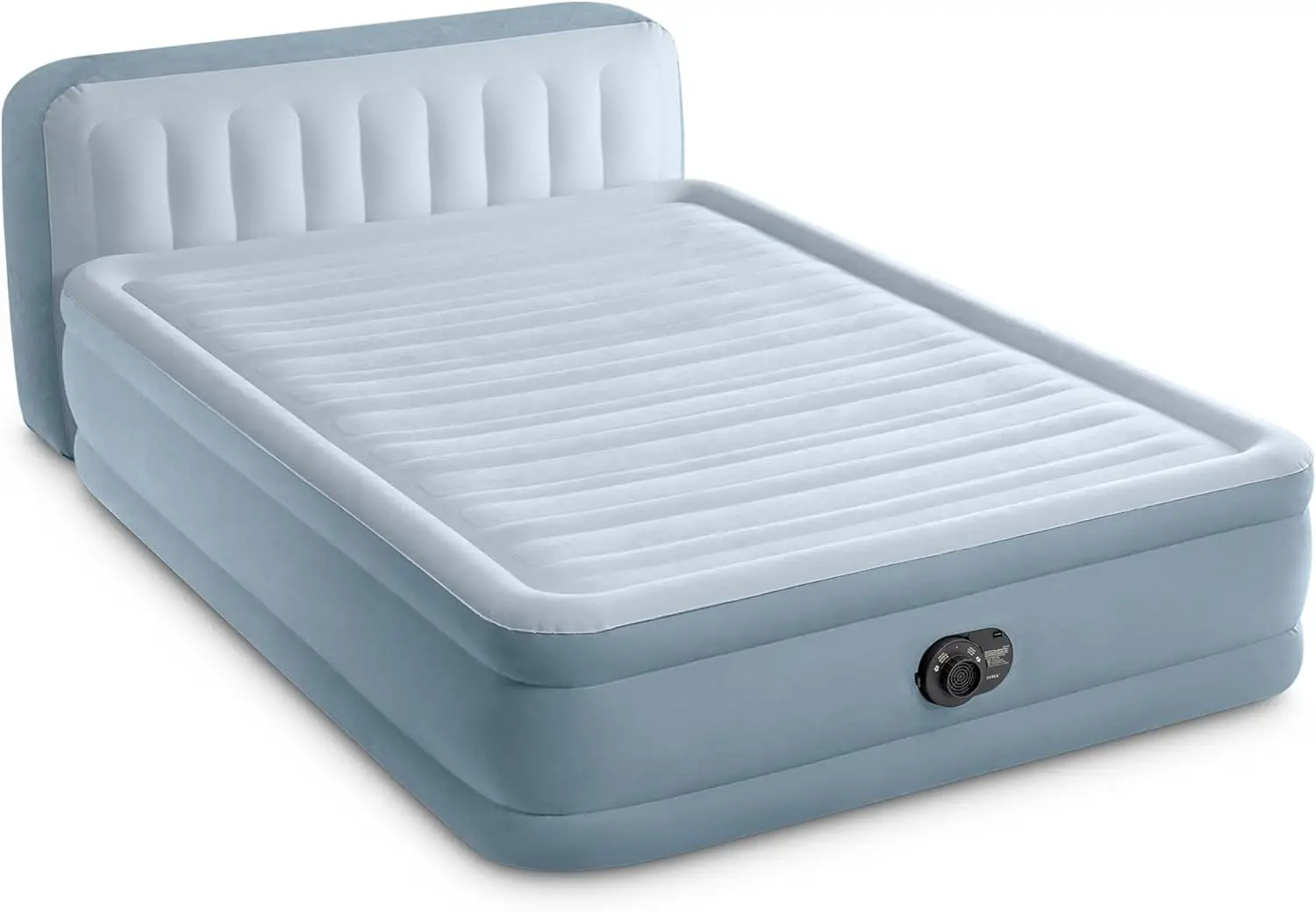Queen Air Mattress with Headboard, Built-in Pump, 18in Height, 600lb Capacity
Queen Air Mattress with Headboard, Built-in Pump, 18in Height, 600lb Capacity