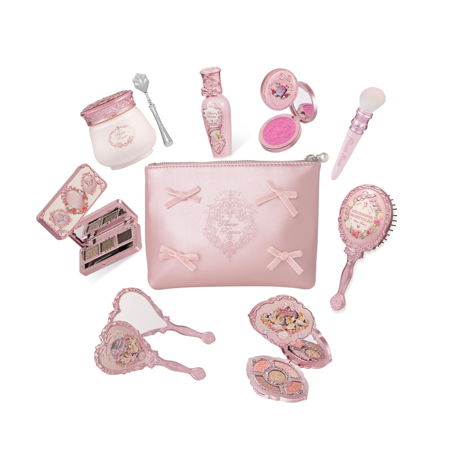 Flower Knows Midsummer Fairytale Velvet Blush Palette Hydrating Lip Gloss Set Shimmer Eyeshadow Long Lasting Makeup Collection
Flower Knows Midsummer Fairytale Velvet Blush Palette Hydrating Lip Gloss Set Shimmer Eyeshadow Long Lasting Makeup Collection