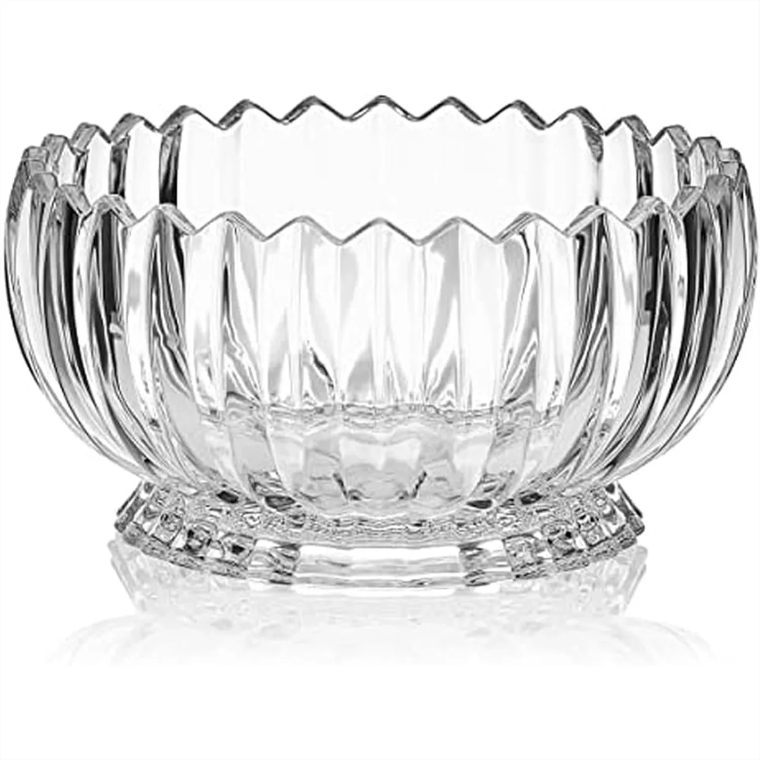 Crystal Footed Bowl, 9 Inch Elegant Serving Dish for Dining and Decor
Crystal Footed Bowl, 9 Inch Elegant Serving Dish for Dining and Decor