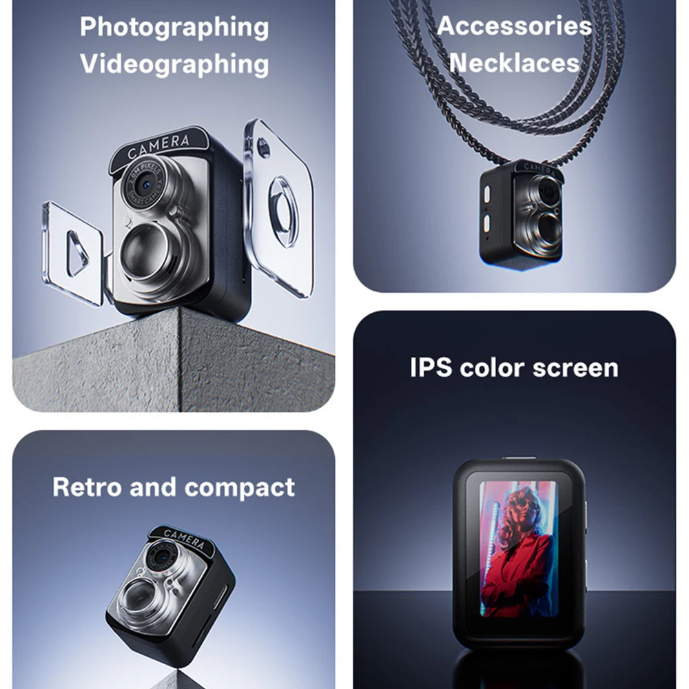 S13 NEW 0.96-inch HD Mini Digital Camera Student Photo Keychain Retro Style Small Portable Camera for Students 2025
S13 NEW 0.96-inch HD Mini Digital Camera Student Photo Keychain Retro Style Small Portable Camera for Students 2025
