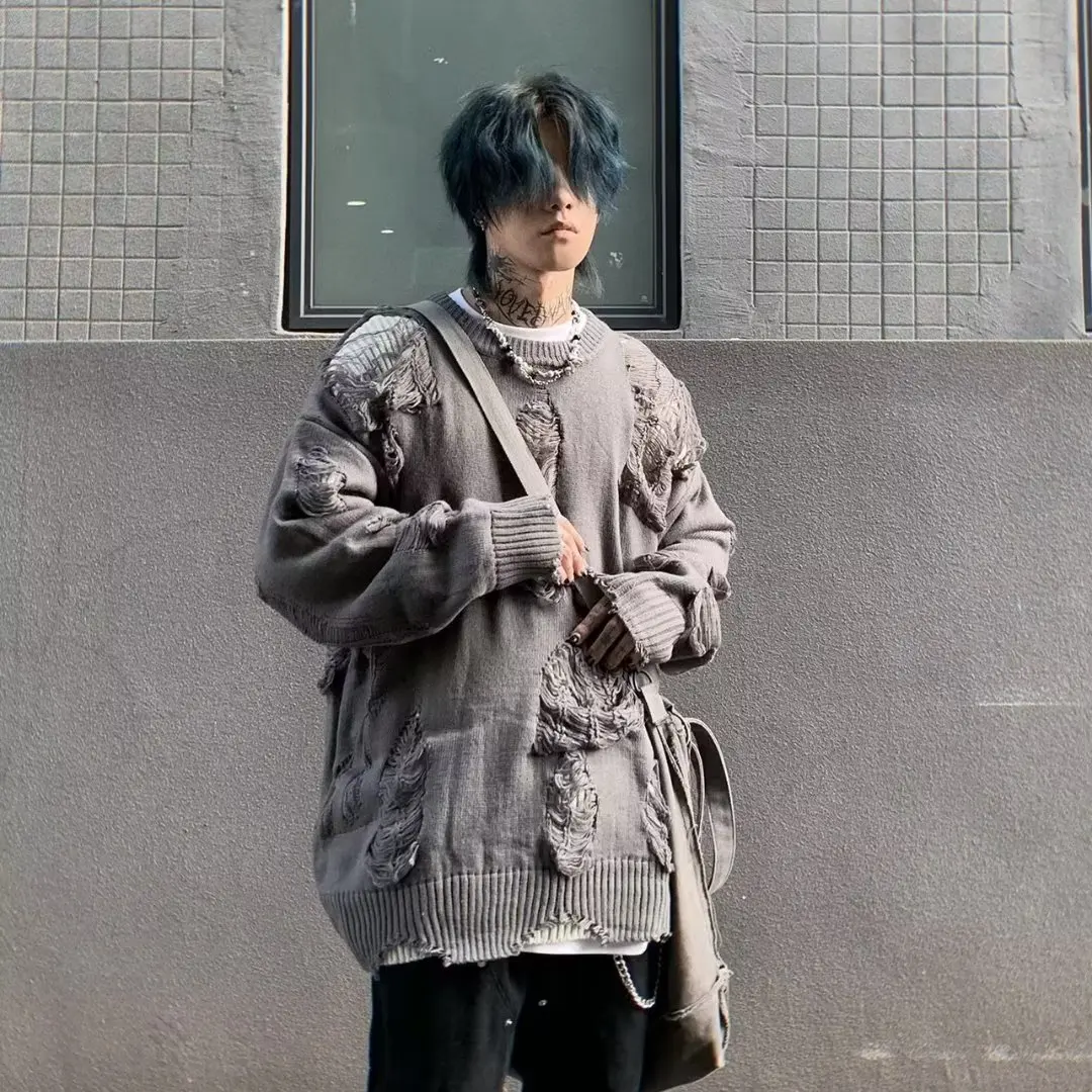 American Sle Men's Knitted Sweater Winter Design Hole Couple Large Size 300 Pou Lazy Street Sle Baseball Collar Long S...
American Sle Men's Knitted Sweater Winter Design Hole Couple Large Size 300 Pou Lazy Street Sle Baseball Collar Long S...