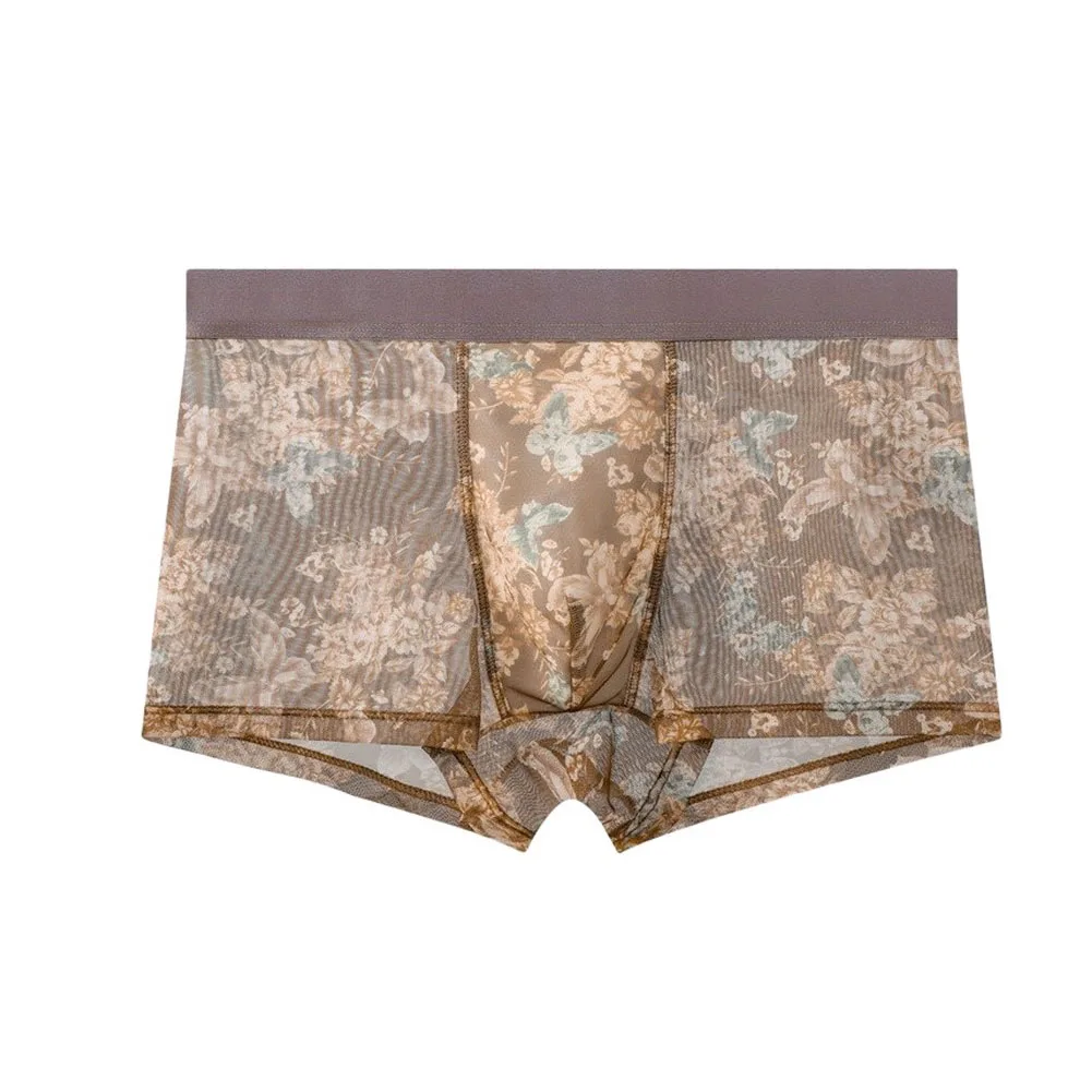 Men's Panties Breathable Ice Silk BoxerShorts Solid Mesh Printing Underwear Ice Silk Soft Quick Dry Breathable Sexy Panties
Men's Panties Breathable Ice Silk BoxerShorts Solid Mesh Printing Underwear Ice Silk Soft Quick Dry Breathable Sexy Panties