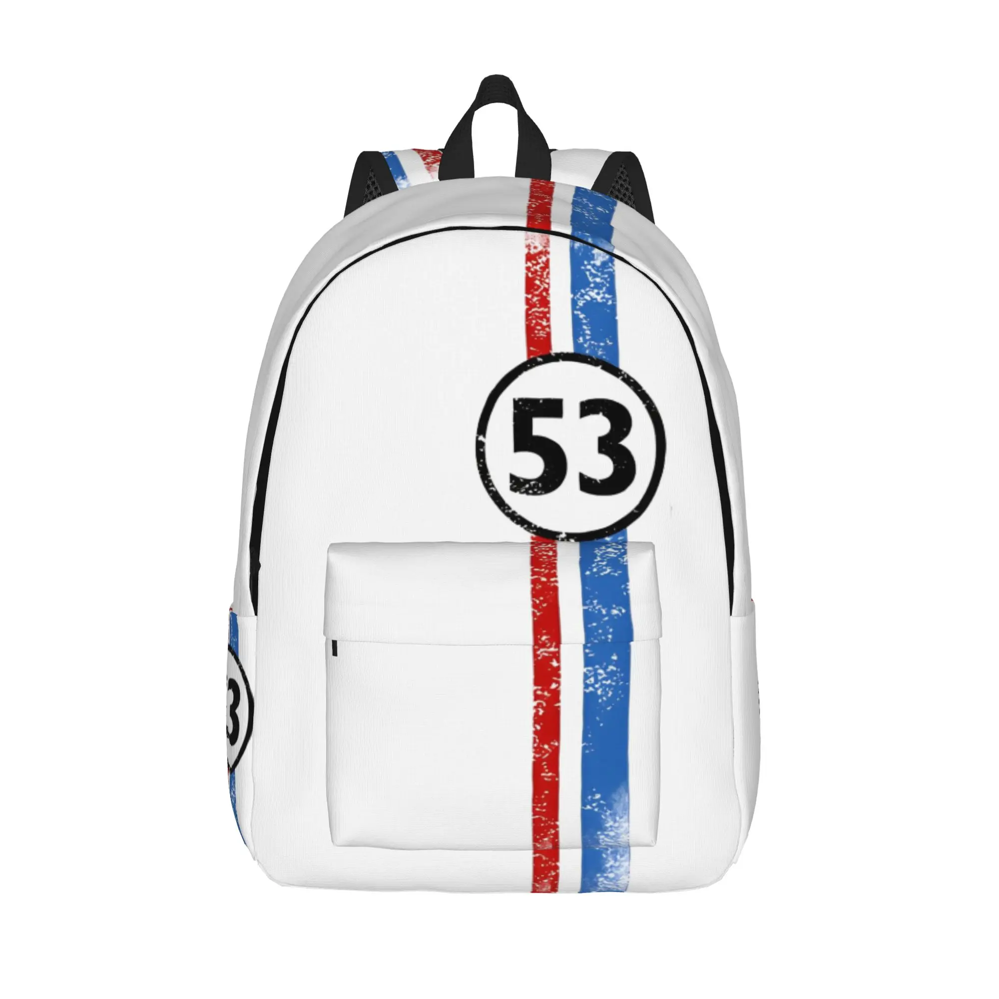Herbie Number 53 Backpack for Men Women Fashion Student Work Daypack Race Car Enthusiasts Stripe Laptop Shoulder Bag Lightweight
Herbie Number 53 Backpack for Men Women Fashion Student Work Daypack Race Car Enthusiasts Stripe Laptop Shoulder Bag Lightweight