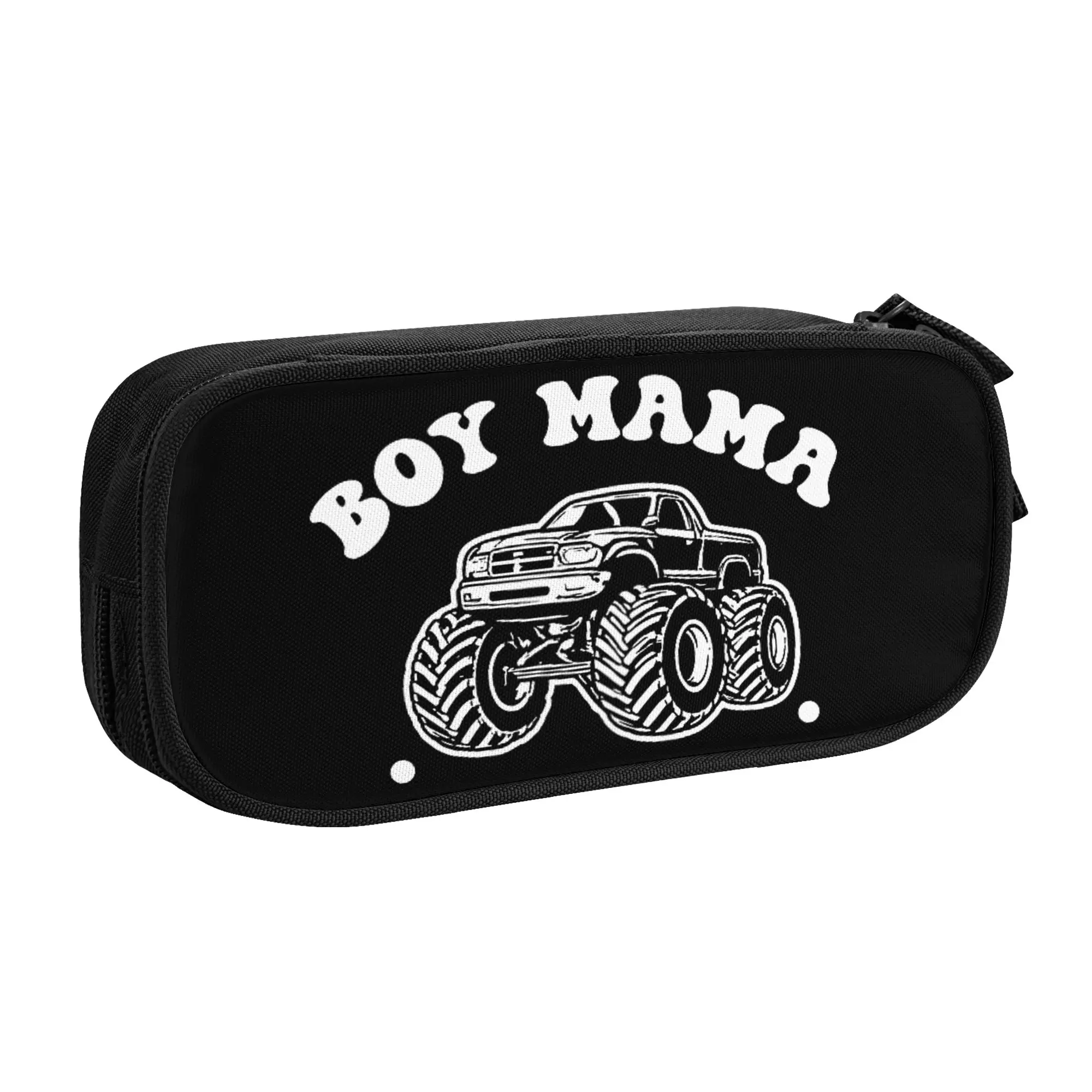 Large Capacity Bags for Child Cartoon Boy Mama Powered By Coffee Chaos and Monster Trucks 2 Sides School Pencil Bag
Large Capacity Bags for Child Cartoon Boy Mama Powered By Coffee Chaos and Monster Trucks 2 Sides School Pencil Bag