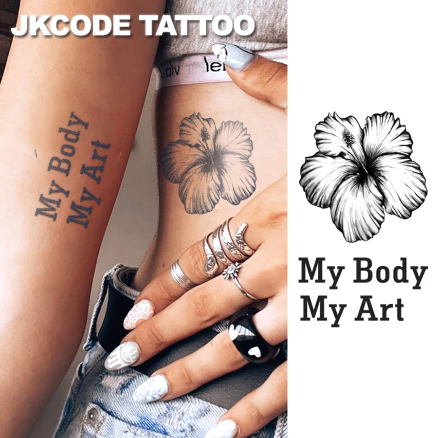 Herbal Tattoo Hibiscus Flower Tattoo Female Tattoo Hand Neck Chest Foot Tattoo Cute Tattoo Text Sentence Tattoo Long-Lasting Waterproof 15 Days
Herbal Tattoo Hibiscus Flower Tattoo Female Tattoo Hand Neck Chest Foot Tattoo Cute Tattoo Text Sentence Tattoo Long-Lasting Waterproof 15 Days