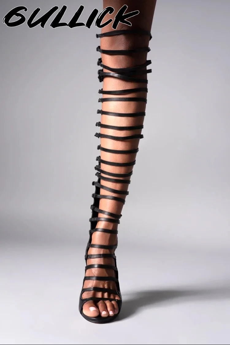 Классические черные босоножки на каблуке с ремешками, женские роскошные дизайнерские летние сапоги до колена с острым носком, модельные туфли
Классические черные босоножки на каблуке с ремешками, женские роскошные дизайнерские летние сапоги до колена с острым носком, модельные туфли