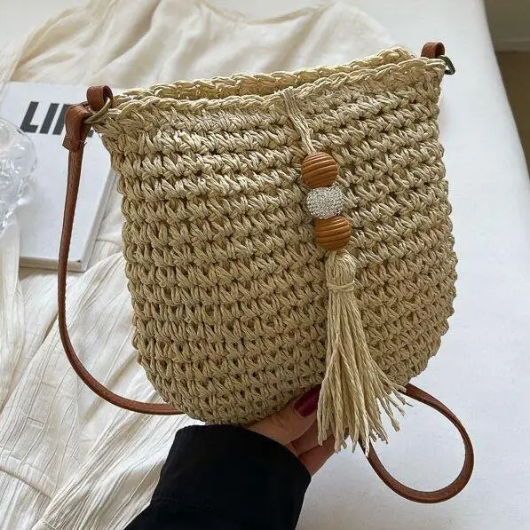 Beach Vaion St Woven Handbag Women's Single oulder Crossbody Bag Summer Small Bag Hanrted Summer Trend Sweet Cool...
Beach Vaion St Woven Handbag Women's Single oulder Crossbody Bag Summer Small Bag Hanrted Summer Trend Sweet Cool...