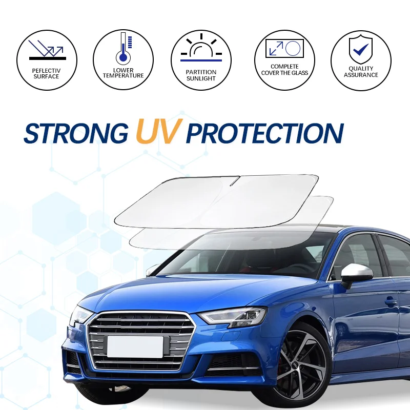 Солнцезащитный козырек на лобовое стекло для Audi S3 8V 8P 8L 2015-2019, солнцезащитный козырек, складные блоки, УФ-лучи, сохраняйте кулер вашего автомобиля
Солнцезащитный козырек на лобовое стекло для Audi S3 8V 8P 8L 2015-2019, солнцезащитный козырек, складные блоки, УФ-лучи, сохраняйте кулер вашего автомобиля