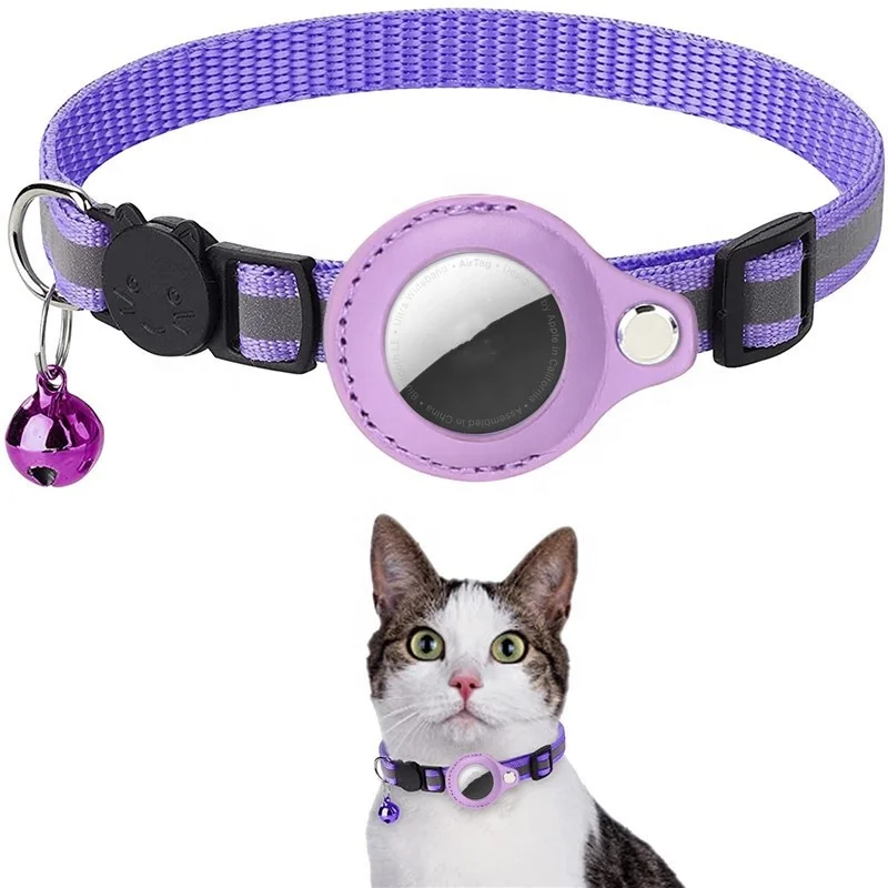 For Airtag Cat Collar Dog Collar Breakaway Safety Buckle Reflective Design Tag Holder
For Airtag Cat Collar Dog Collar Breakaway Safety Buckle Reflective Design Tag Holder