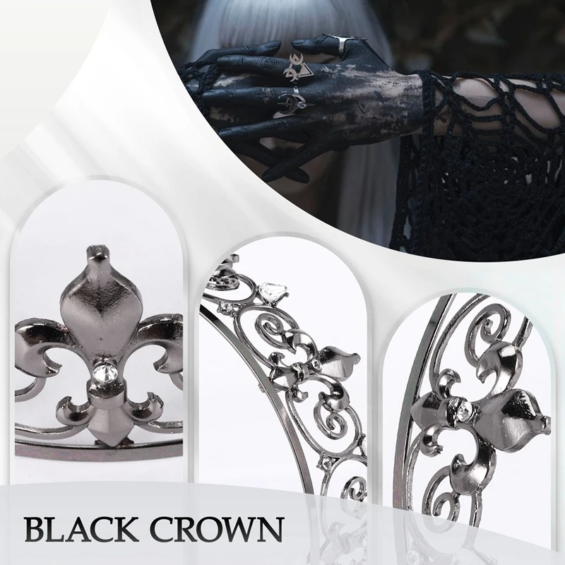 King Crown Готическая полная корона - металлические короны и диадемы для мужчин и шляпы для выпускного вечера готического принца, костюм для косплея на Хэллоуин
King Crown Готическая полная корона - металлические короны и диадемы для мужчин и шляпы для выпускного вечера готического принца, костюм для косплея на Хэллоуин