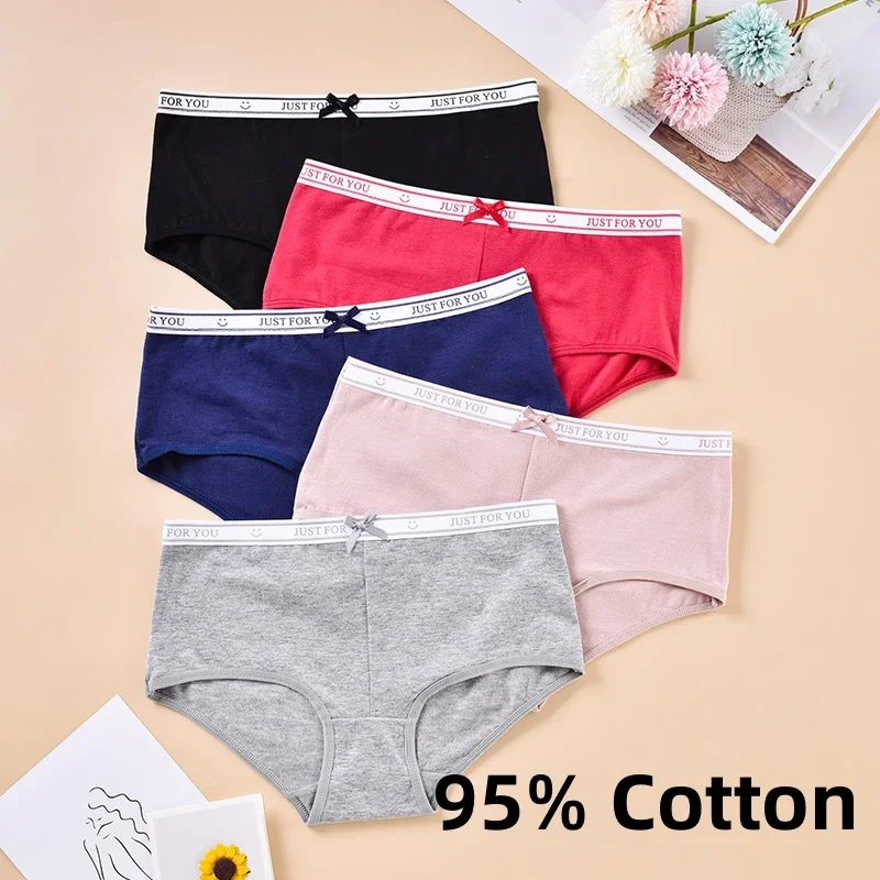 3PCS Cotton Panties New Women Underwear Seamless Briefs Bow Letter Print Panties Breathable Underpants Ladies Briefs Soft Thongs
3PCS Cotton Panties New Women Underwear Seamless Briefs Bow Letter Print Panties Breathable Underpants Ladies Briefs Soft Thongs