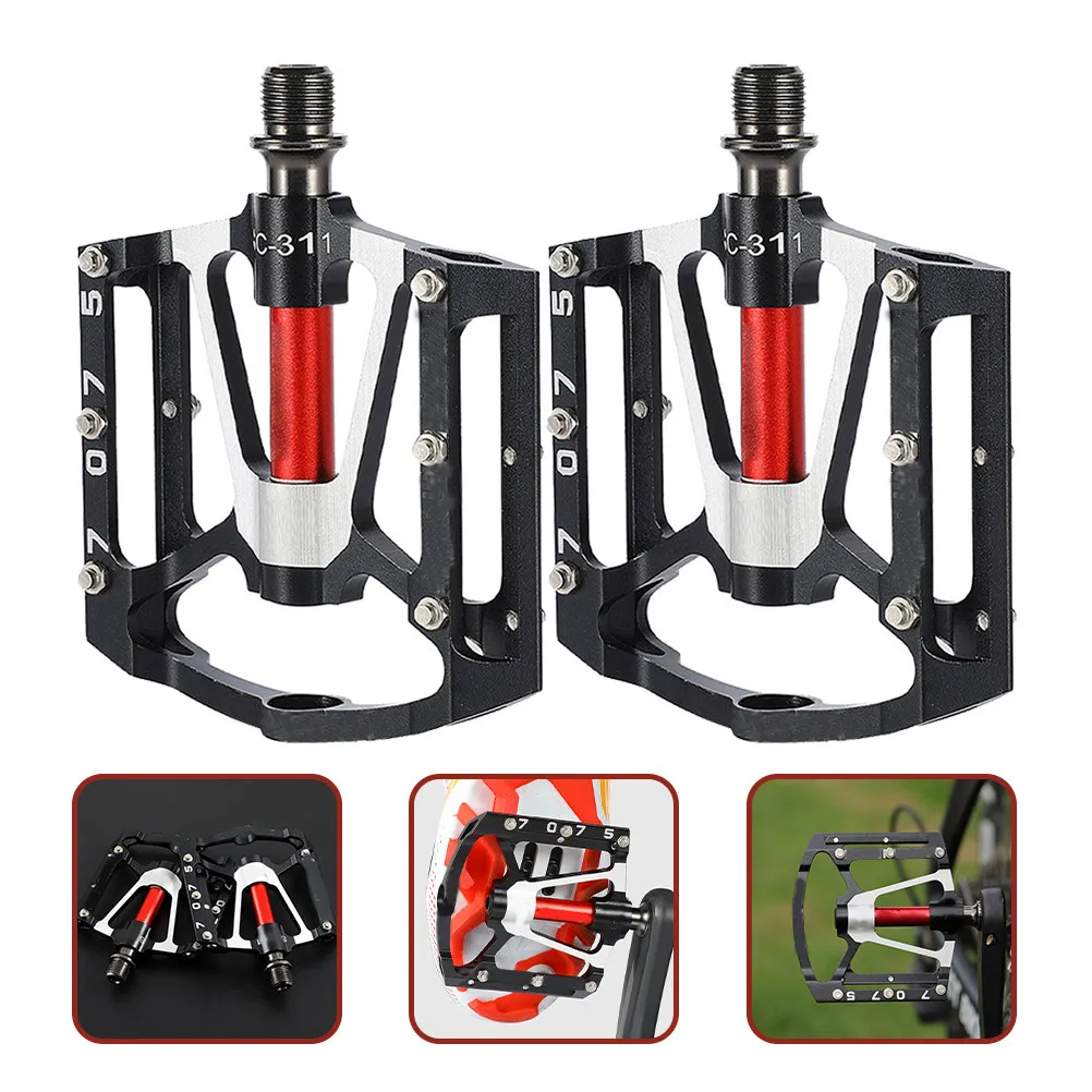 1Pair Aluminum Alloy Bike Pedal Hollow Sealed Bearing Lightweight Flat Pedals for Mountain Road Cycling Accessories
1Pair Aluminum Alloy Bike Pedal Hollow Sealed Bearing Lightweight Flat Pedals for Mountain Road Cycling Accessories