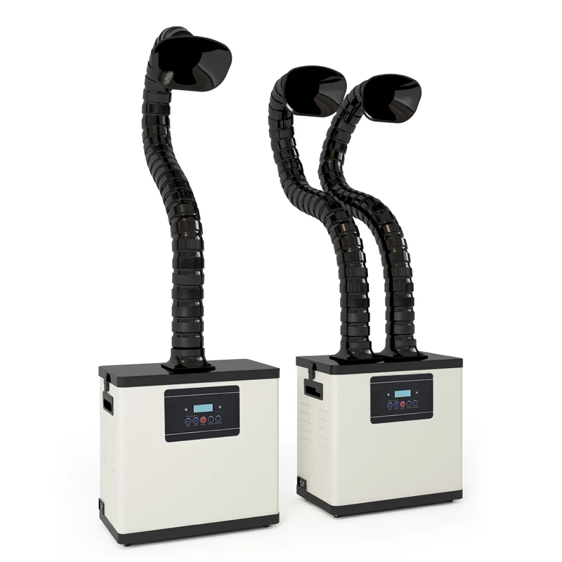 New Portable TBK Laser Smoke Absorber Solder Fume Extractor Double Arm Equivalent to Quick 6602 Capture Soldering
New Portable TBK Laser Smoke Absorber Solder Fume Extractor Double Arm Equivalent to Quick 6602 Capture Soldering