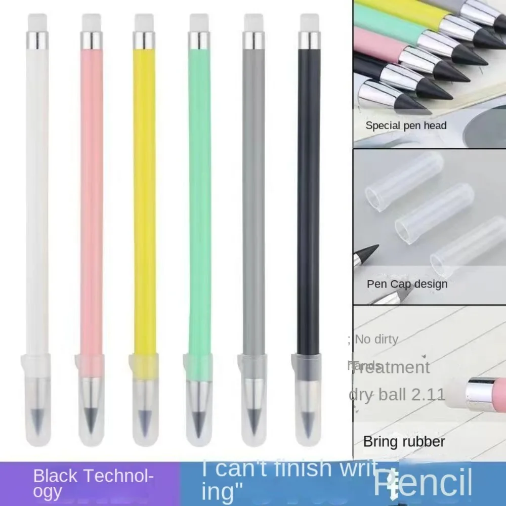 Reusable Unlimited Writing Pencil Solid Color Wear Resistant Forever Pencil Kawaii Stationery Inkless Pencil Painting Art
Reusable Unlimited Writing Pencil Solid Color Wear Resistant Forever Pencil Kawaii Stationery Inkless Pencil Painting Art