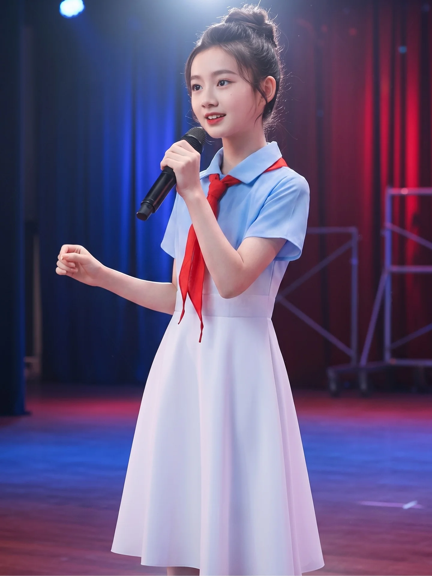 Patriotic Blue Performance Costume Children's Speech Recitation Outfit Primary School Graduation Chorus Competition Hostess
Patriotic Blue Performance Costume Children's Speech Recitation Outfit Primary School Graduation Chorus Competition Hostess