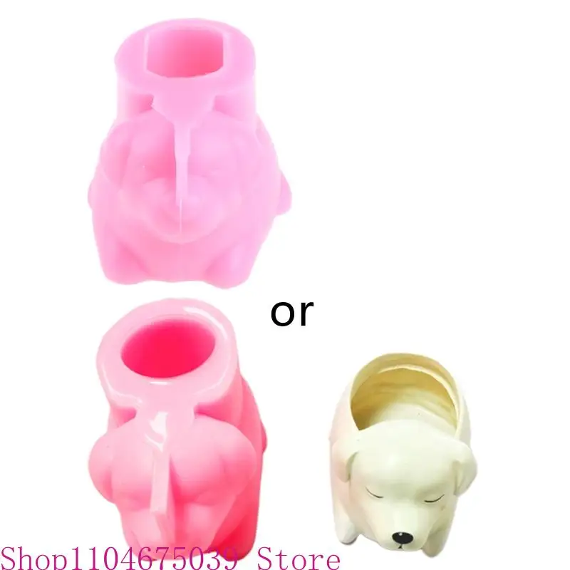 5asd Pack of 3 Unique Dog-shaped Silicone Mold DIY 3D Flowers Plants Pot Mould for Ideal for Home Desk DIY Ornaments Decorati
5asd Pack of 3 Unique Dog-shaped Silicone Mold DIY 3D Flowers Plants Pot Mould for Ideal for Home Desk DIY Ornaments Decorati