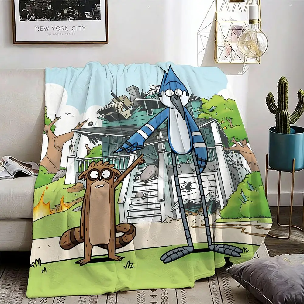 Regular Show Cartoon Movie Throw Lightweight 240g Flannel Blanket Soft Skin-friendly for Summer Cooling
Regular Show Cartoon Movie Throw Lightweight 240g Flannel Blanket Soft Skin-friendly for Summer Cooling