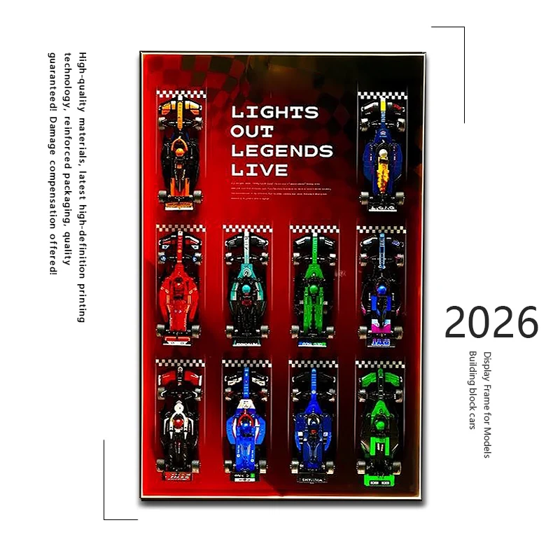 NEW Display Wallboard Suitable for lego 10f1 cars speed champions wall display mounts building block 10 cars model Display Frame
NEW Display Wallboard Suitable for lego 10f1 cars speed champions wall display mounts building block 10 cars model Display Frame