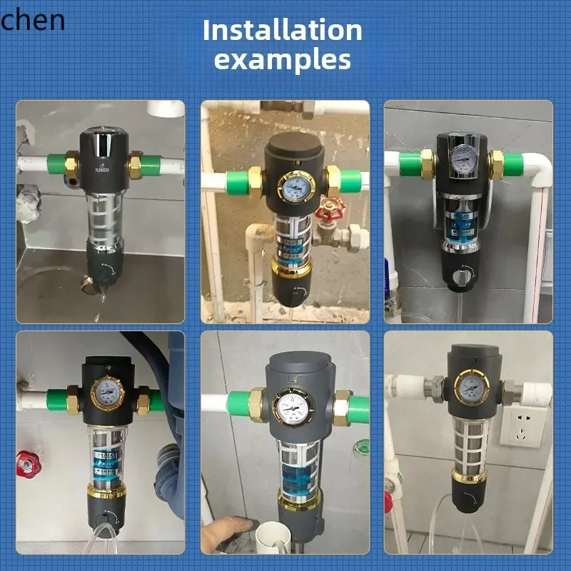 LXC household large-flow tap water whole house water purification stainless steel filter without replacement filter element
LXC household large-flow tap water whole house water purification stainless steel filter without replacement filter element