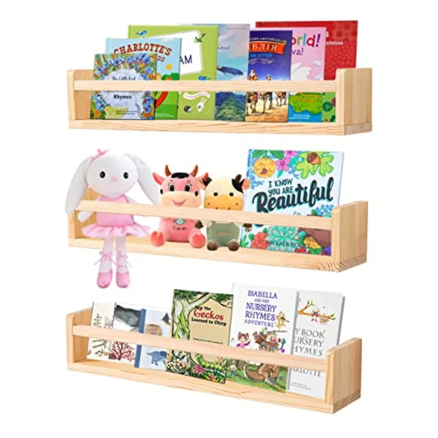 Nursery Book Shelves 24 Inch Rustic Natural Floating ShelvesWall Book Shelves for Farmhouse Bathroom Décor Kitchen Spice Rack o
Nursery Book Shelves 24 Inch Rustic Natural Floating ShelvesWall Book Shelves for Farmhouse Bathroom Décor Kitchen Spice Rack o