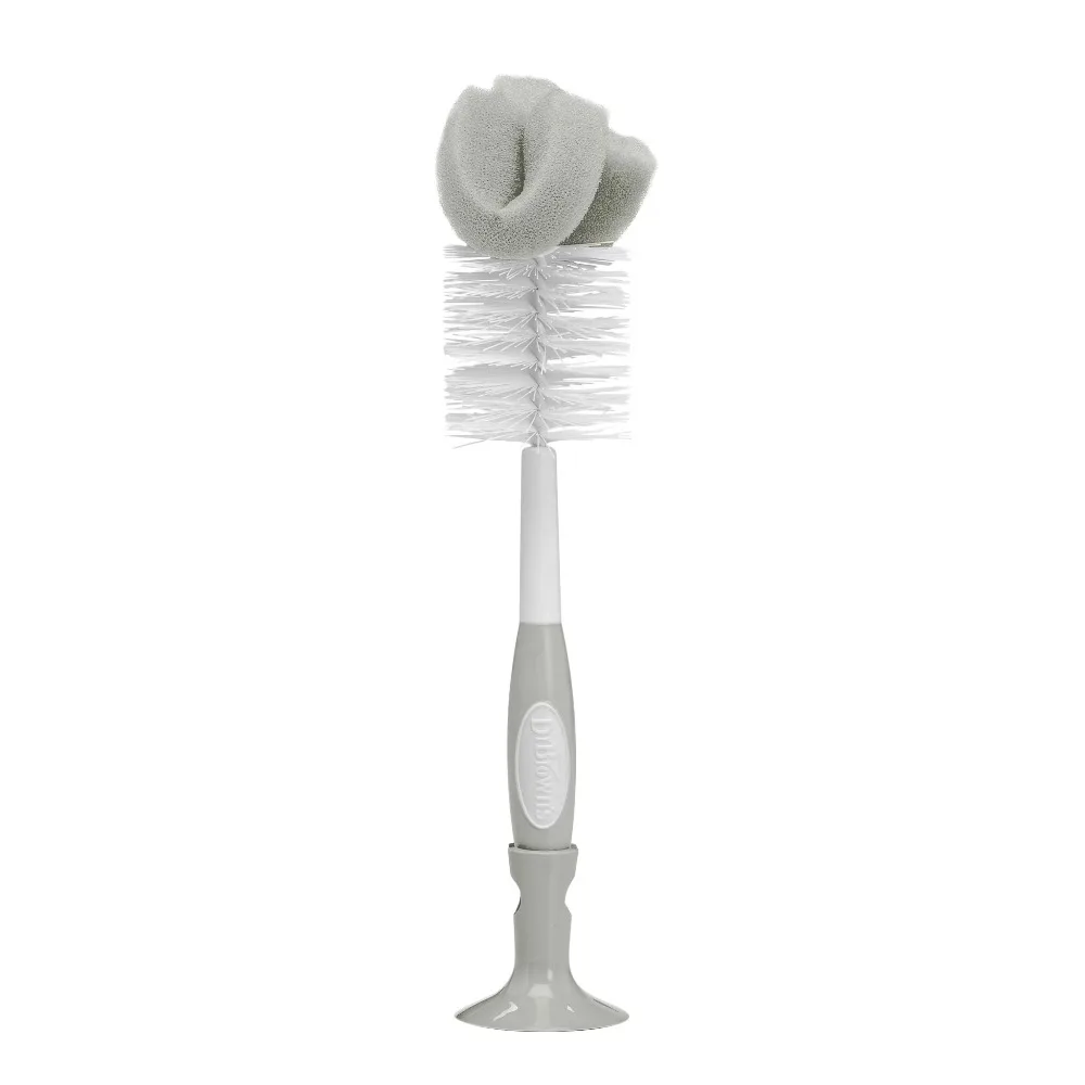 Baby Bottle Cleaning Brush Set with Suction Cup Stand Sponge Scrubber and Nipple Cleaner Gray Color 1 Pack Kitchen Feeding Accessories
Baby Bottle Cleaning Brush Set with Suction Cup Stand Sponge Scrubber and Nipple Cleaner Gray Color 1 Pack Kitchen Feeding Accessories