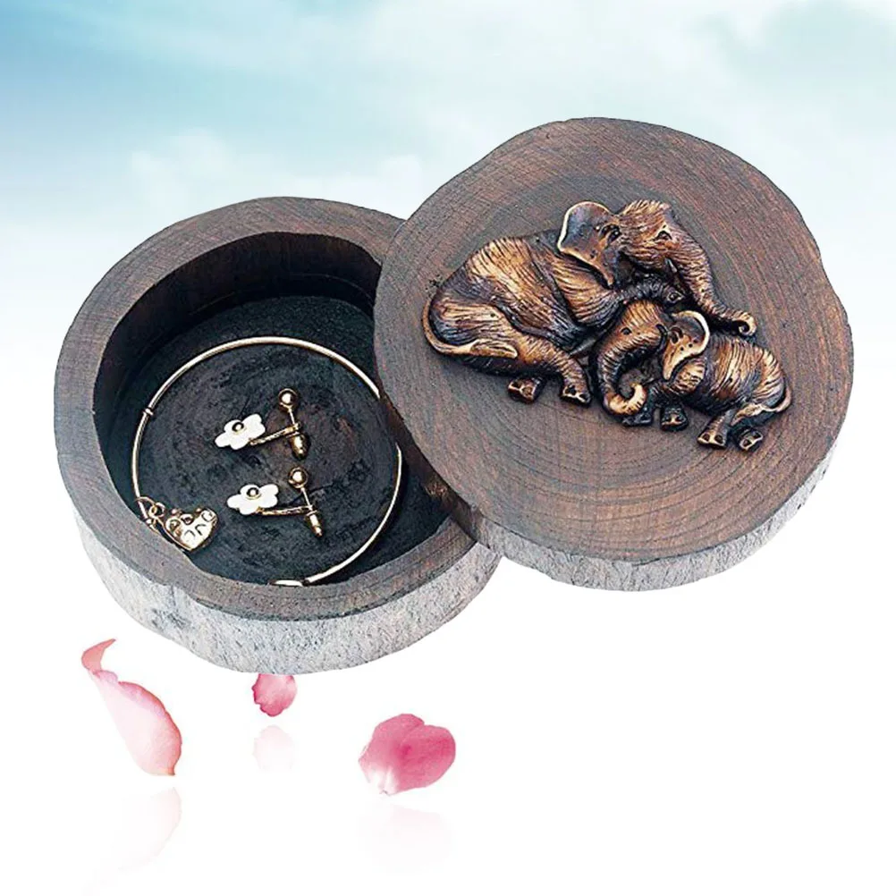 Natural Elephant Jewelry Box Handmade Rotatable Lid Decorative Storage Organizer Personalized Gift Case
Natural Elephant Jewelry Box Handmade Rotatable Lid Decorative Storage Organizer Personalized Gift Case