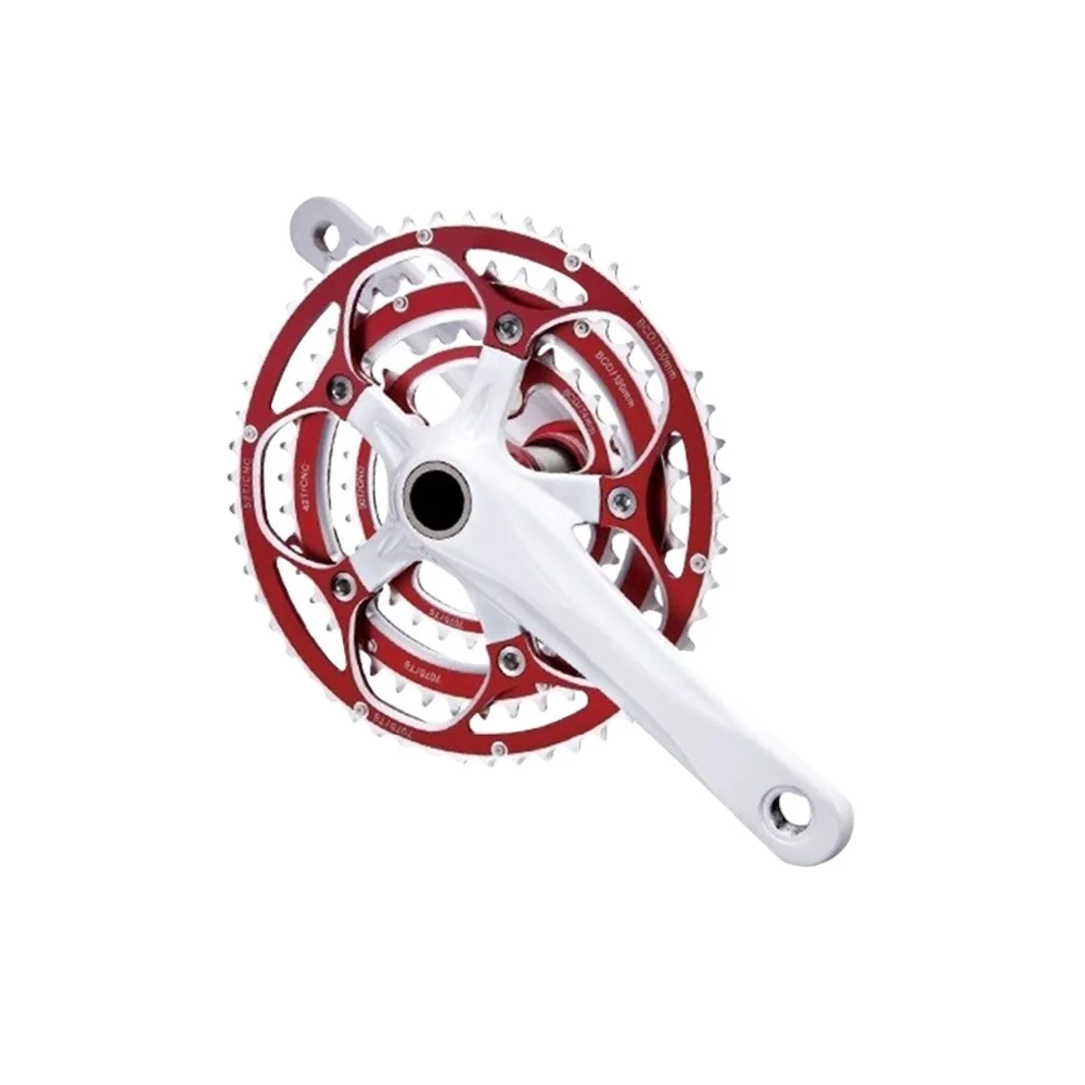 Taiwan-Made 152mm Chain Ring CNC Aluminum Alloy Bicycle Crankset for Road BMX Mountain Bicycles
Taiwan-Made 152mm Chain Ring CNC Aluminum Alloy Bicycle Crankset for Road BMX Mountain Bicycles