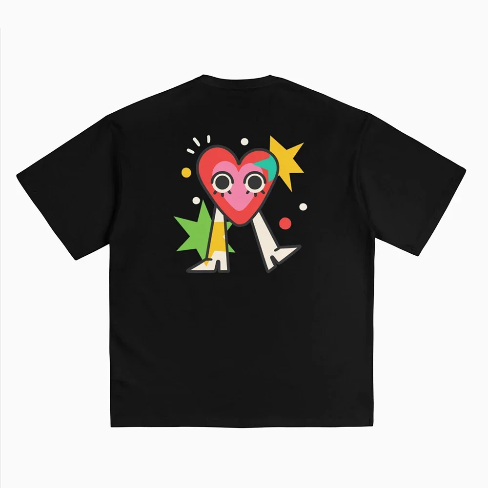 2024 Summer Hip Hop American Cartoon Street Fun Graffiti T-shirt Printed Cotton Casual Loose Short-sleeve Oversized T-shirt Y2k
2024 Summer Hip Hop American Cartoon Street Fun Graffiti T-shirt Printed Cotton Casual Loose Short-sleeve Oversized T-shirt Y2k
