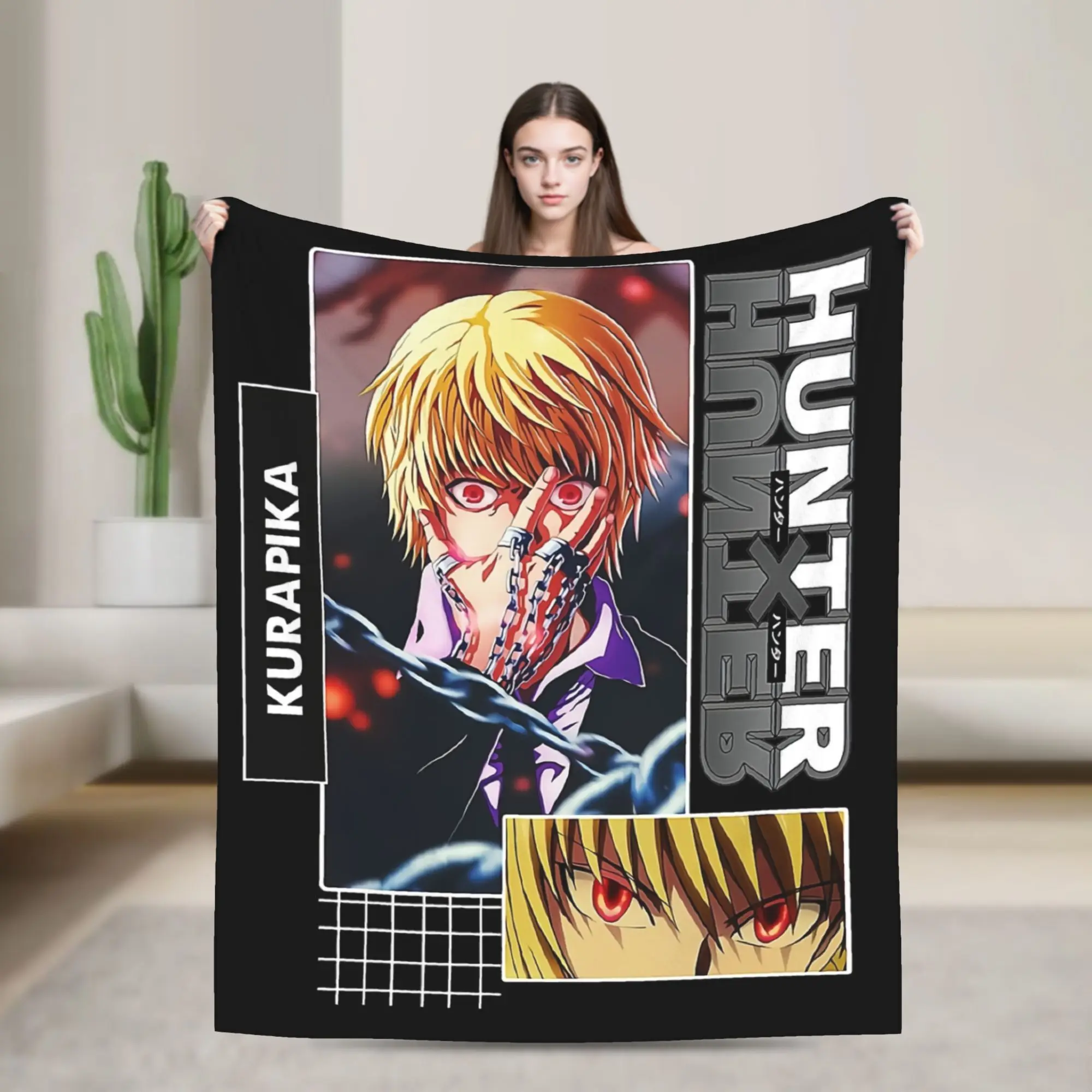 Одеяла Kurapika HXH в стиле аниме Hunter X Hunter, фланелевое весенне-осеннее многофункциональное мягкое одеяло для дома, путешествий, покрывало
Одеяла Kurapika HXH в стиле аниме Hunter X Hunter, фланелевое весенне-осеннее многофункциональное мягкое одеяло для дома, путешествий, покрывало