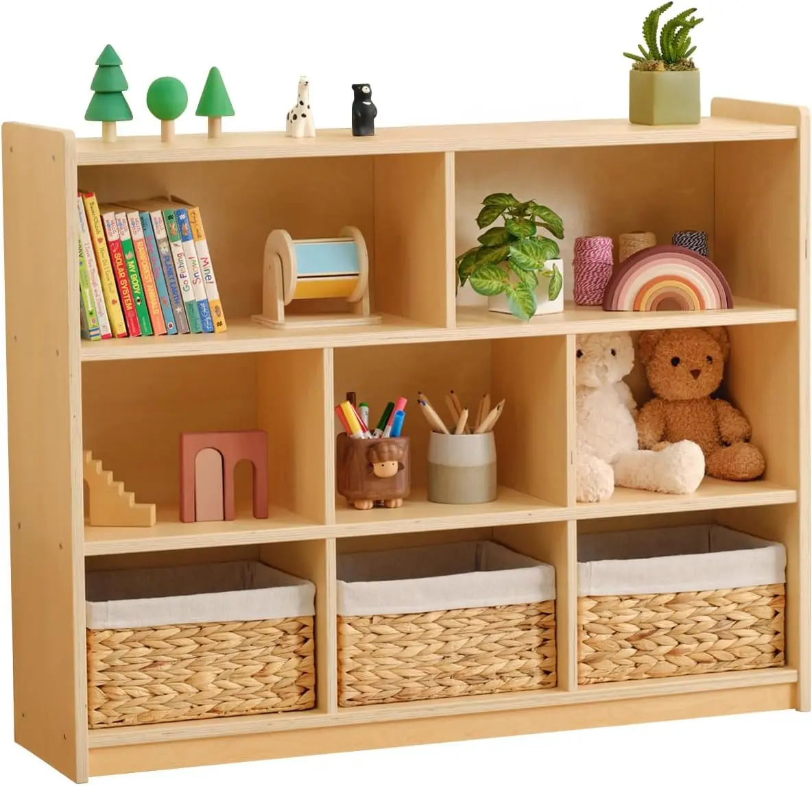 with 8 Cubby, Wooden Storage Cabinet, Montessori Shelves for Playroom, Nursery, Daycare, Preschool, Classroom Furniture
with 8 Cubby, Wooden Storage Cabinet, Montessori Shelves for Playroom, Nursery, Daycare, Preschool, Classroom Furniture