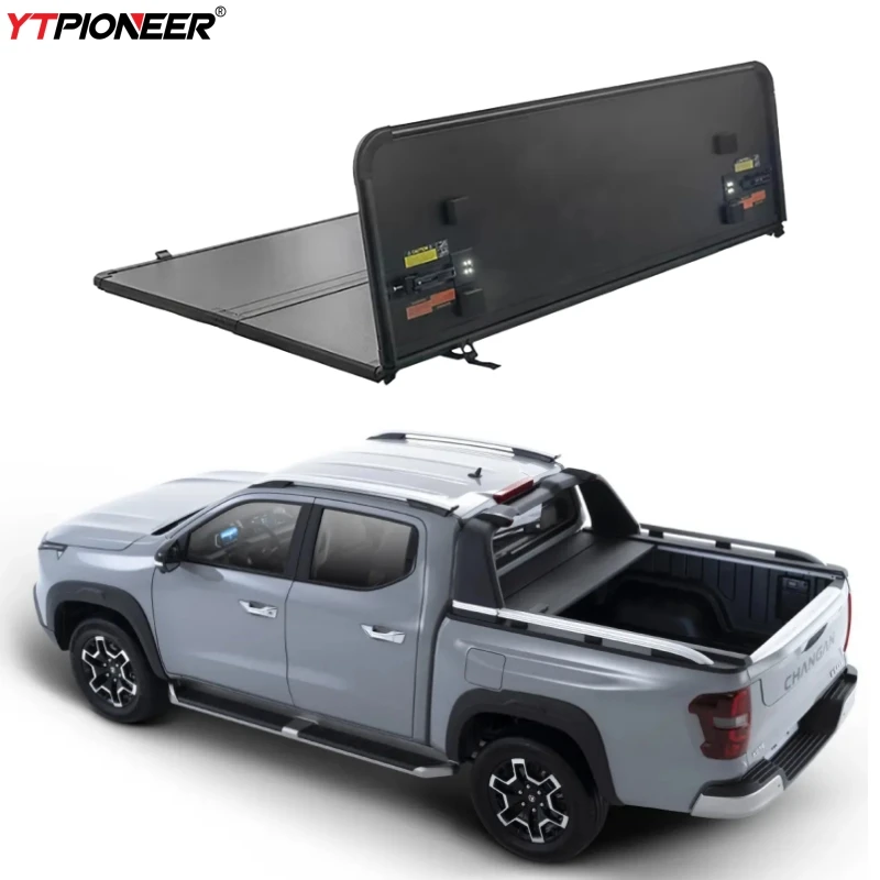 For 2023 Changan Hunter Plus Reev Pickup Waterproof Back Trunk Box Lid Hard Tri Fold Tonneau Cover Truck Bed Cover
For 2023 Changan Hunter Plus Reev Pickup Waterproof Back Trunk Box Lid Hard Tri Fold Tonneau Cover Truck Bed Cover