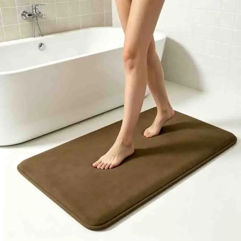 Solid Color Home Coral Velvet Absorbent Quick Drying Door Mat Non Slip Foot Mat Soft and Comfortable Bathroom Floor Mat Door Mat
Solid Color Home Coral Velvet Absorbent Quick Drying Door Mat Non Slip Foot Mat Soft and Comfortable Bathroom Floor Mat Door Mat