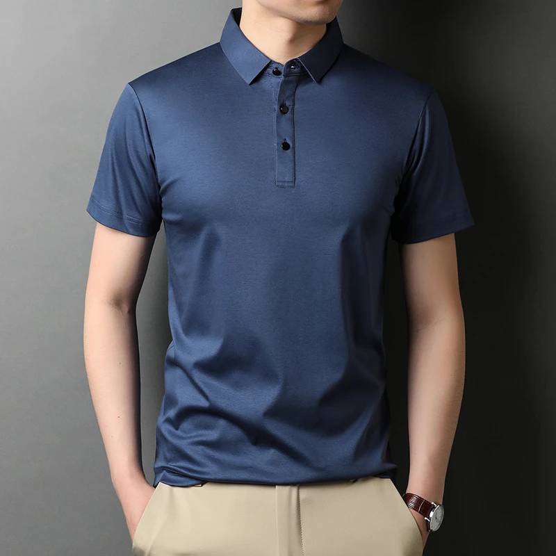 New Cotton Golf Men's Polo Shirts High Quality Short Sleeve Solid Color Business Casual Male T-shirts Summer Slim Man Tees
New Cotton Golf Men's Polo Shirts High Quality Short Sleeve Solid Color Business Casual Male T-shirts Summer Slim Man Tees