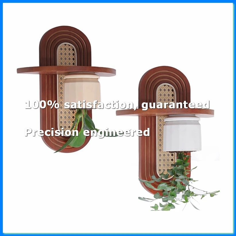 Wall Rattan Shelf Set of 2,Boho Rustic Wood Floating Shelves Wall Mounted, Small Plants Picture Ledge Decoration-A57M
Wall Rattan Shelf Set of 2,Boho Rustic Wood Floating Shelves Wall Mounted, Small Plants Picture Ledge Decoration-A57M