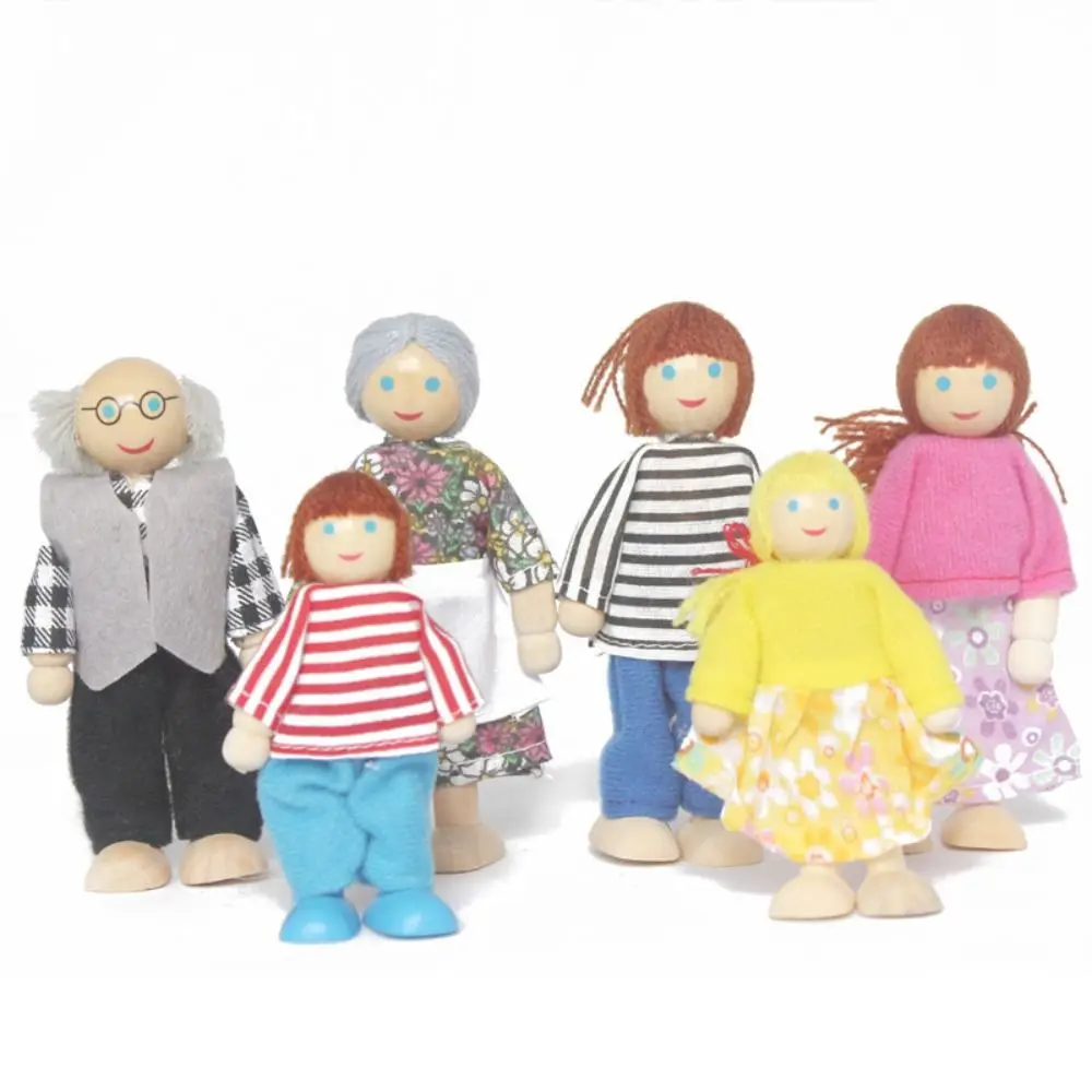 Wood People Dolls Family Multicolor Joint Mobility Toy Figure Set Kids Gift Photo Props Wooden Doll Dollhouse
Wood People Dolls Family Multicolor Joint Mobility Toy Figure Set Kids Gift Photo Props Wooden Doll Dollhouse