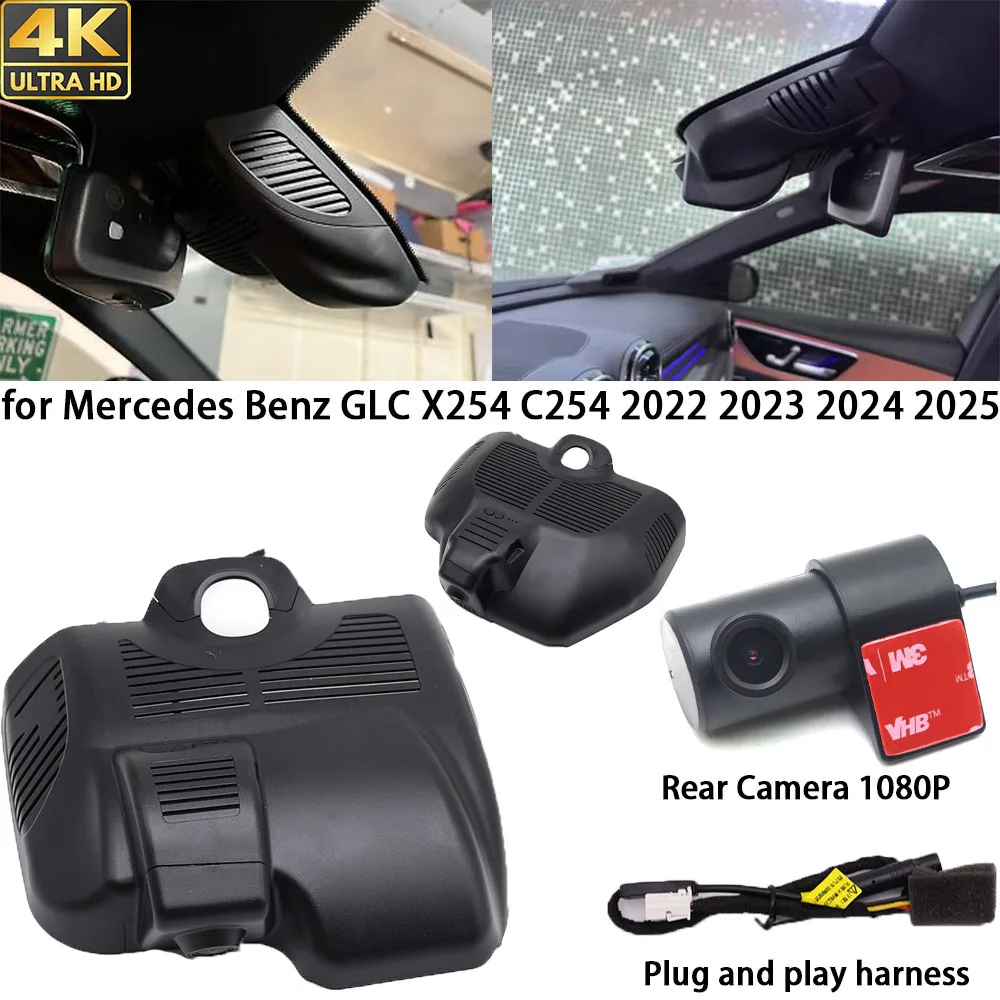 For Mercedes Benz GLC X254 C254 2022 2023 2024 2025 4K Dash Cam Front Camera DVR Plug and Play Recorder 24h Wifi Parking 2160P
For Mercedes Benz GLC X254 C254 2022 2023 2024 2025 4K Dash Cam Front Camera DVR Plug and Play Recorder 24h Wifi Parking 2160P