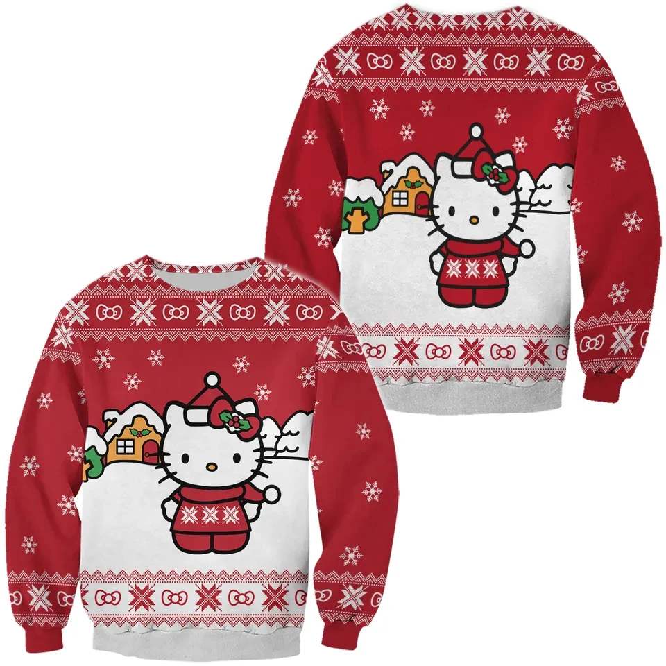 2025 Autumn and Winter Ugly Christmas Sweater Cartoon Animation Women's Men's Pullover Tops Fashion Couple Hoodie Sweatshirt C
2025 Autumn and Winter Ugly Christmas Sweater Cartoon Animation Women's Men's Pullover Tops Fashion Couple Hoodie Sweatshirt C