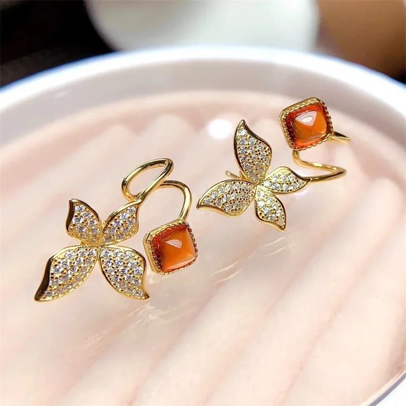 Natural Sugar Tower Cut Garnet Earrings 925 Sterling Silver Latest Design Luxury Jewelry Designer
Natural Sugar Tower Cut Garnet Earrings 925 Sterling Silver Latest Design Luxury Jewelry Designer
